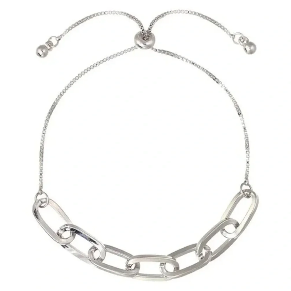 STELLA & RUBY Captain Toggle Bracelet - Silver - Picture 1 of 5